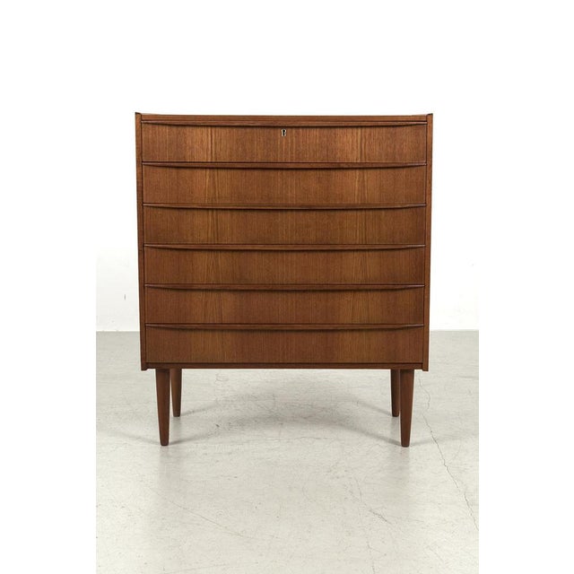 Danish Teak Chest of Drawers For Sale - Image 3 of 11