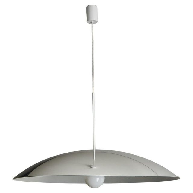 Chrome Dome Pendant Lamp attributed to Fog & Mørup, 1970s For Sale - Image 10 of 10
