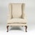 Late 19th Century Mahogany Frame Upholstered Wing Chair For Sale In San Francisco - Image 6 of 13