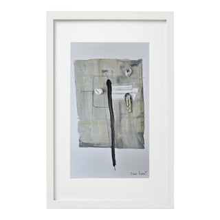 One-of-a-Kind Contemporary Abstract Original Neutral Color Palette Oil Painting / Earth Tones For Sale