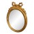 Italian Gold Gilt Carved Mirror With Bow For Sale