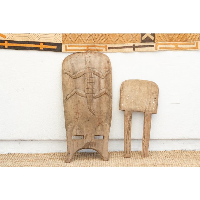 Wood Tribal Senufo Stargazer African Chair For Sale - Image 7 of 8