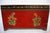 Folk Red Painted Chest With Floral Motifs For Sale - Image 15 of 17
