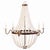 The Medium Empire Chandelier with quartz crystal nuggets is one of our most popular chandeliers with the Lowcountry style...