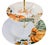 Traditional Custom 3-Tier Autumn Pumpkin Serving Stand & Centerpiece For Sale - Image 3 of 5