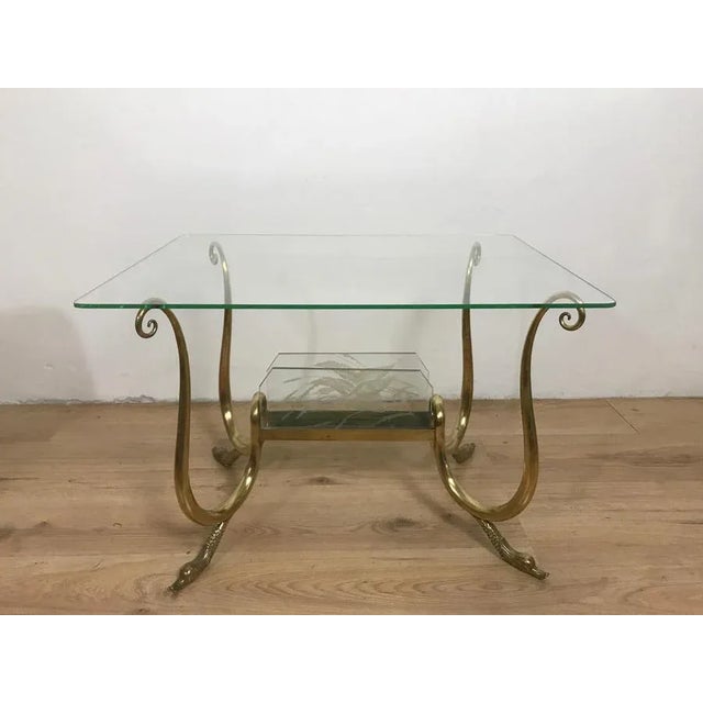 Brass Glass Coffee Table For Sale - Image 11 of 12
