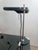 Magnificent and rare designer desk lamp, model 603 by M. Marca. Spain, 1970s. Black lacquered and chrome-plated metal. The...