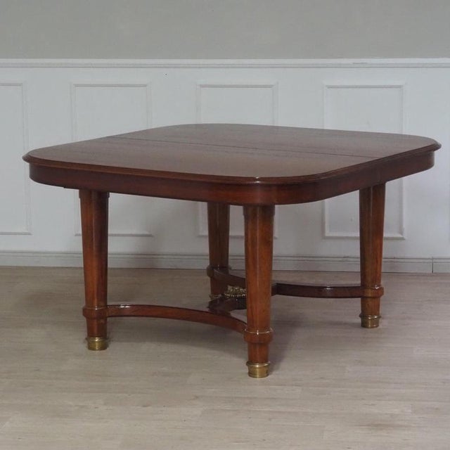 Extendable Dining Table in Mahogany For Sale - Image 12 of 18