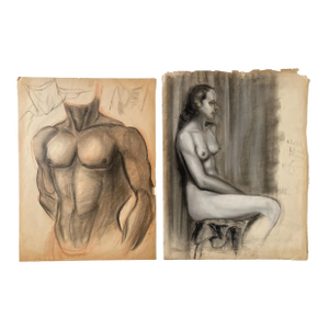 Nude Sketches, Mid-Century Los Angeles - Original Art