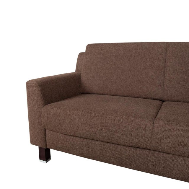 Flex Plus Fabric Corner Sofa in Brown with Manual Function by Ewald Schillig For Sale - Image 5 of 18