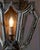 Gothic Pair of English 19th Century Painted Iron Gothic Revival Period Lanterns For Sale - Image 3 of 11