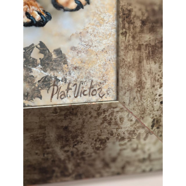 Plat. Victor, Dachshunds, 1960s, Oil on Canvas, Framed For Sale - Image 7 of 18