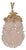 Large Carved Rose Quartz Pendant For Sale