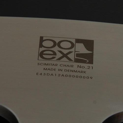 Scimitar Chair in Black Leather No.21 from Fabricius and Kastholm, 1990s For Sale - Image 16 of 17