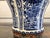 Vintage Large Delft Ginger Jar Vase Blue & White Floral Royal Sphinx Lidded Urn For Sale - Image 10 of 18