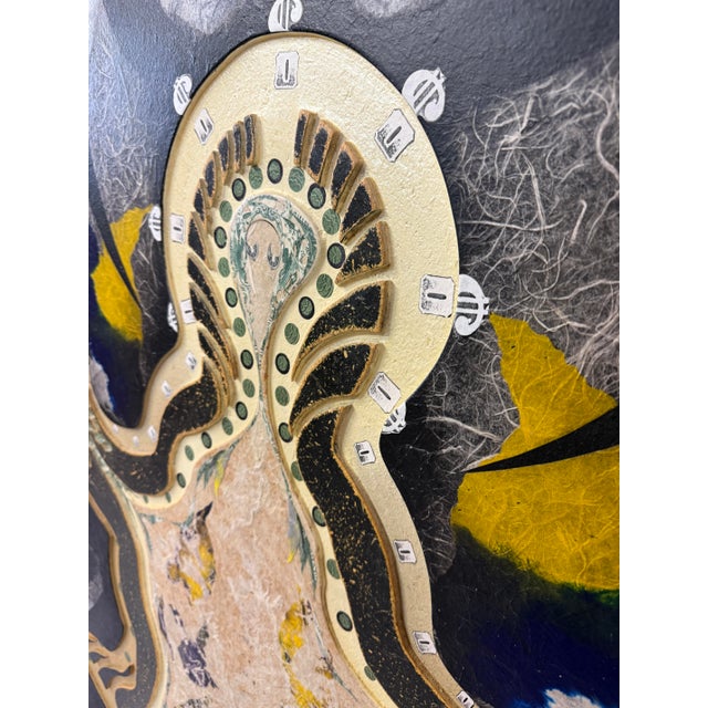 1990s "Marginal Madonna" Abstract Relief With Rorschach Patterns Sculpture by Mickey "Kano" Kane For Sale - Image 5 of 8