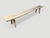 Contemporary Andrianna Shamaris St. Barts Long Teak Wood Bench For Sale - Image 3 of 6