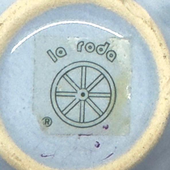 Ceramic 1980s Baby Blue Small Ceramic Vase Curation - Group of 3 For Sale - Image 7 of 7