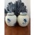 This is a pair of lovely blue & white lidded ginger jars with a classic Chinese motif with beautiful depth of color. and...