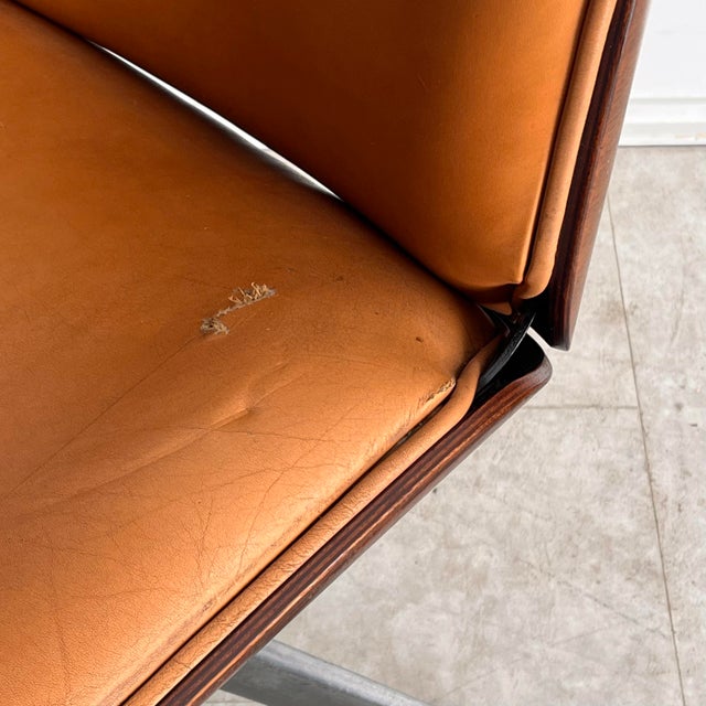 Tan Armchair by Ennio Fazioli - Parioli for Mim, 1970s For Sale - Image 8 of 10