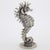 Vintage Italian Handmade Silver Seahorse Miniature, 1970s For Sale - Image 3 of 11