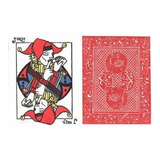 1997 Joker Playing Card Serigraph For Sale