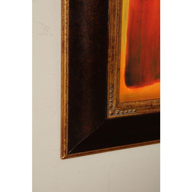 2000 - 2009 Abstract Expressionism Framed Color Block Painting For Sale - Image 5 of 12