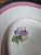 French Early 19th Century Old Paris Platter Decorated With Wildflowers and a Raspberry Pink Border For Sale - Image 3 of 7