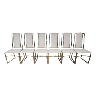 Vintage Italian Chairs, 1970s, Set of 6 For Sale