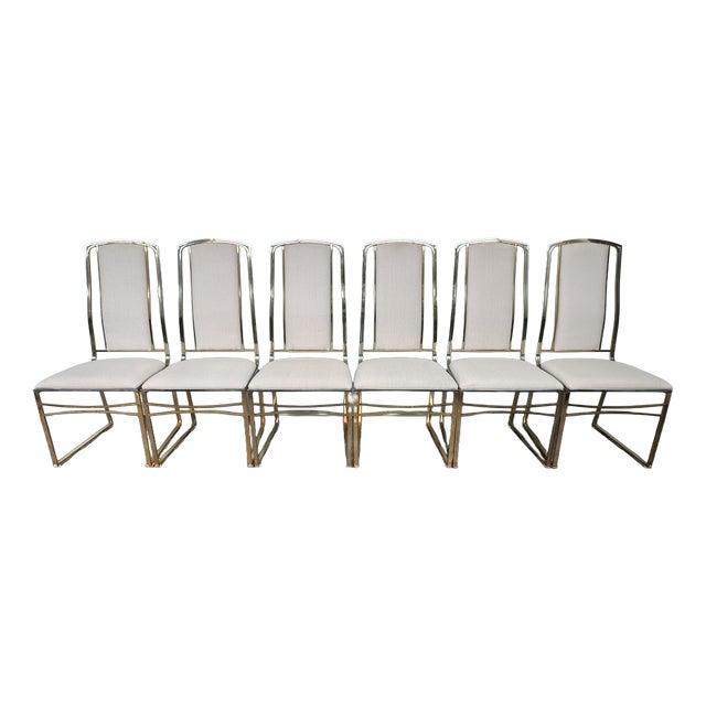Vintage Italian Chairs, 1970s, Set of 6 For Sale