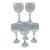Mikasa "Ritz" Crystal Water Goblets-Set of 6 For Sale