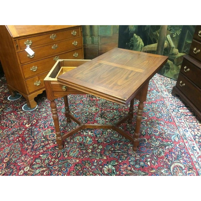 Brown Vintage Games Table, Oak Games Table, Pennsylvania House Furniture For Sale - Image 8 of 8