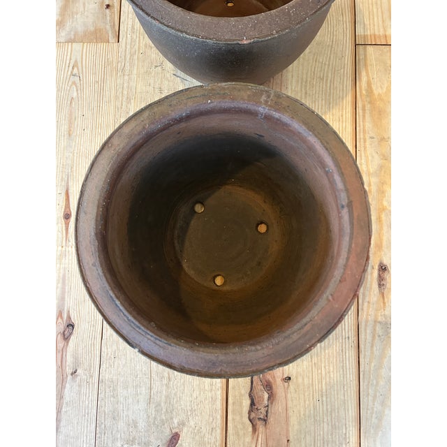 Italian Antique Italian Terracotta Planters For Sale - Image 3 of 6