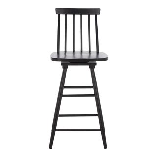 Quai Swivel Counter Stool - Black For Sale