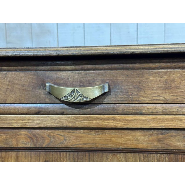 Art Deco Rustic Sideboard in Chestnut, 1930s For Sale - Image 6 of 15