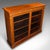Wood Large Antique Glazed Display Cabinet, English, Drawing Room, Bookcase, Edwardian For Sale - Image 7 of 12