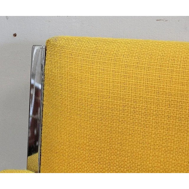 Gray Metal and Chrome Armchairs, 1970s, Set of 4 For Sale - Image 8 of 18