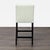 2010s Crate & Barrel Leather Bar Stool With Wood Legs For Sale - Image 5 of 7