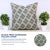 Bring a touch of nature-inspired elegance to your living space with the Fabdivine Baelpatra Print Decorative Cushion...