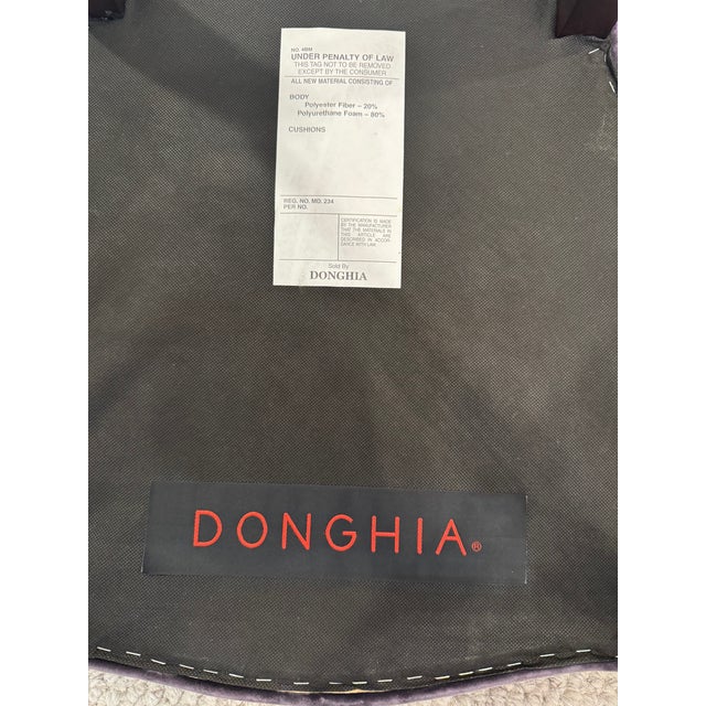 Wood Donghia Side Chair With Mahogany Legs For Sale - Image 7 of 8