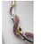 Cleopatra Style Necklace 20 Carat Red Garnet Blue Topaz Sterling Silver Gold Double Snake Branch For Sale In West Palm - Image 6 of 12