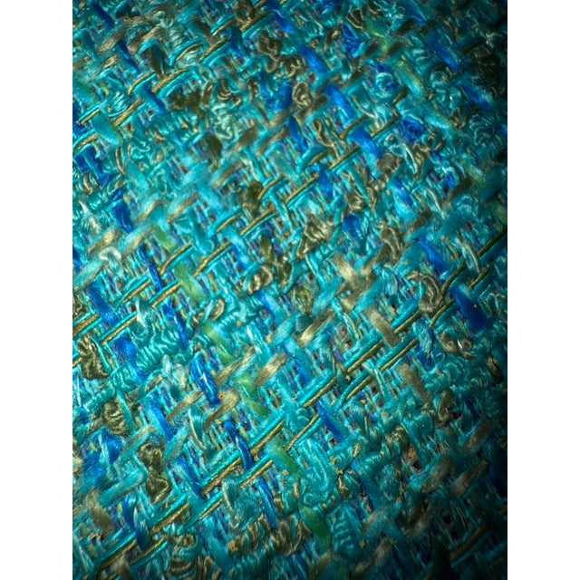 1970s Vintage Mid-Century High Back Armchair For Sale - Image 10 of 11