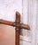 French Early 20th Century French Faux Bamboo Walnut Wall Mirror For Sale - Image 3 of 6