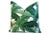 Art Deco Banana Leaf Feather/Down Pillows - A Pair For Sale - Image 3 of 10