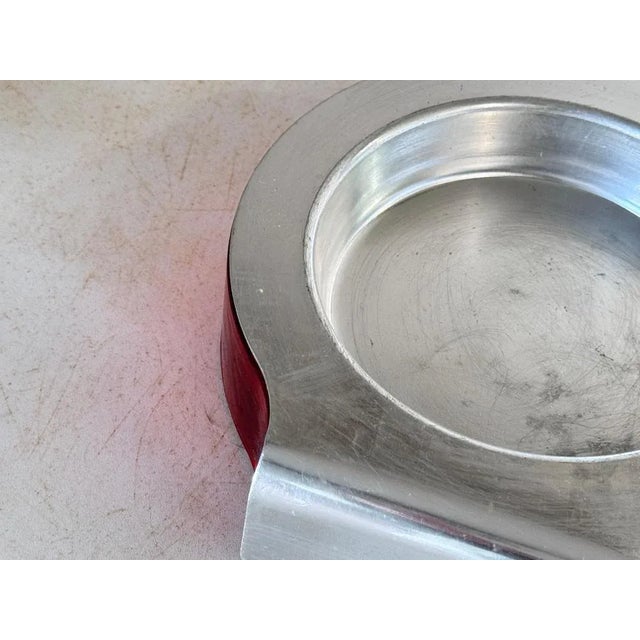 Ashtray in Cast Aluminium and Glass by Chivas, France, 1970s For Sale - Image 6 of 11