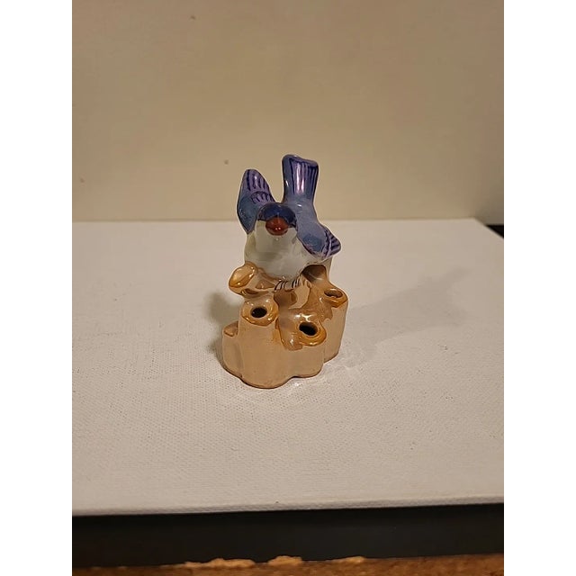 Antique Japanese 1920s Ceramic Flower Frog For Sale - Image 9 of 10