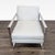Modern Restoration Hardware Modern Lounge Chair With Ottoman For Sale - Image 3 of 11