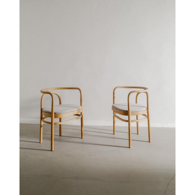 Textile PK-15 Wooden Dining Chairs by Poul Kjærholm for PP Møbler, Denmark, 1990s, Set of 2 For Sale - Image 7 of 7