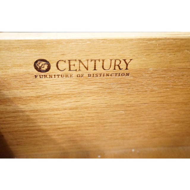 Century Furniture Solid Oak Spanish Mediterranean 39" Door Chest / Armoire For Sale - Image 9 of 12