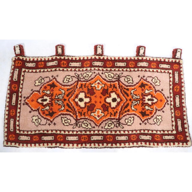 Textile Vintage 1970's Yarn Wall Hanging For Sale - Image 7 of 7